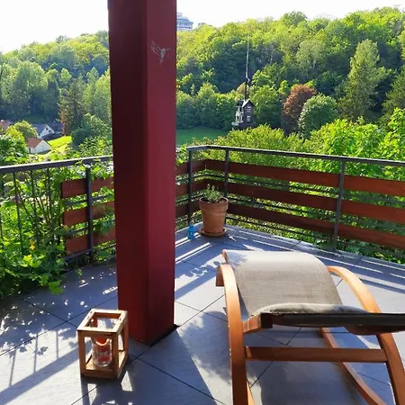 Und Panorama Am Highwalk Wildgehege Wanderwege Und Ruhe * Ротенбург-на-Фульде