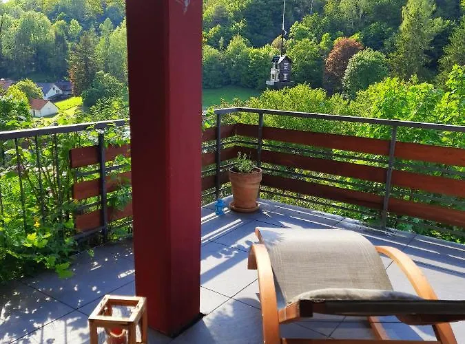 Und Panorama Am Highwalk Wildgehege Wanderwege Und Ruhe * Ротенбург-на-Фульде